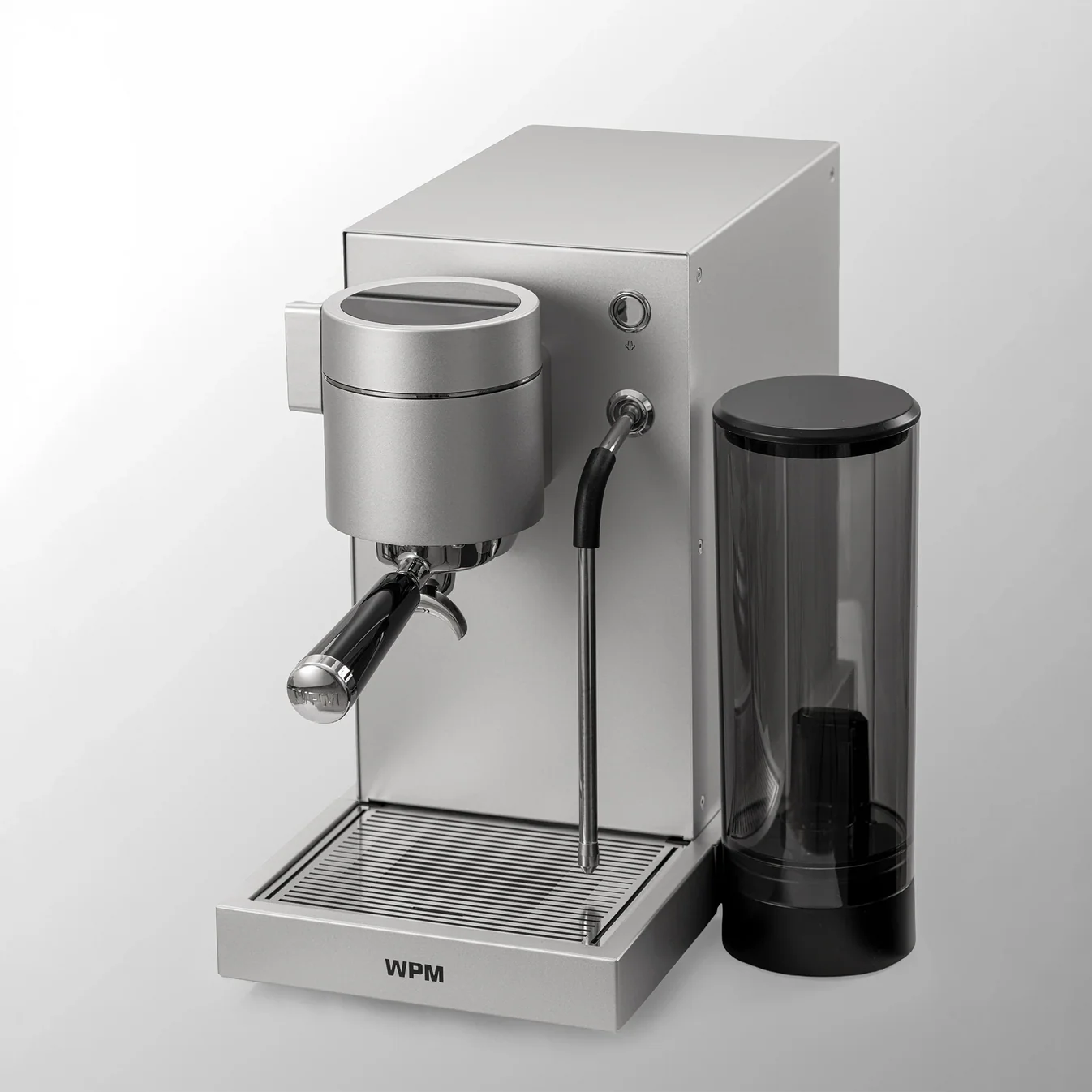 WPM PRIMUS Silver espresso machine on a white background