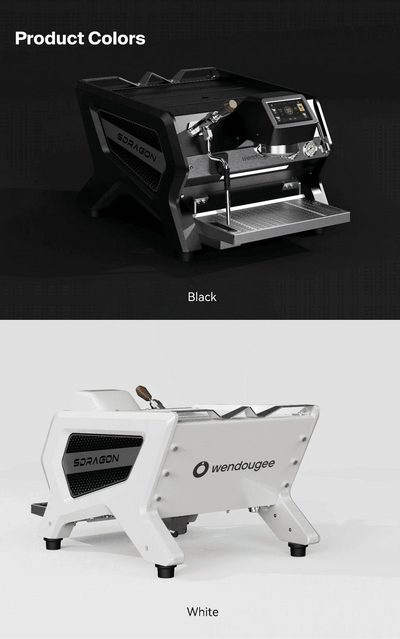 Wendougee Sdragon – Commerciële espressomachine voor een kleine koffiezaak